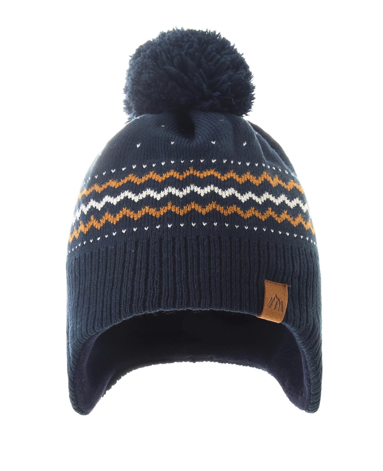 Moon Kitty Fleece Winter Hats for Baby & Toddler Boys - Warm Knit Beanie for Cold Weather - Perfect for Outdoor Play, Snow Days & Winter Adventures