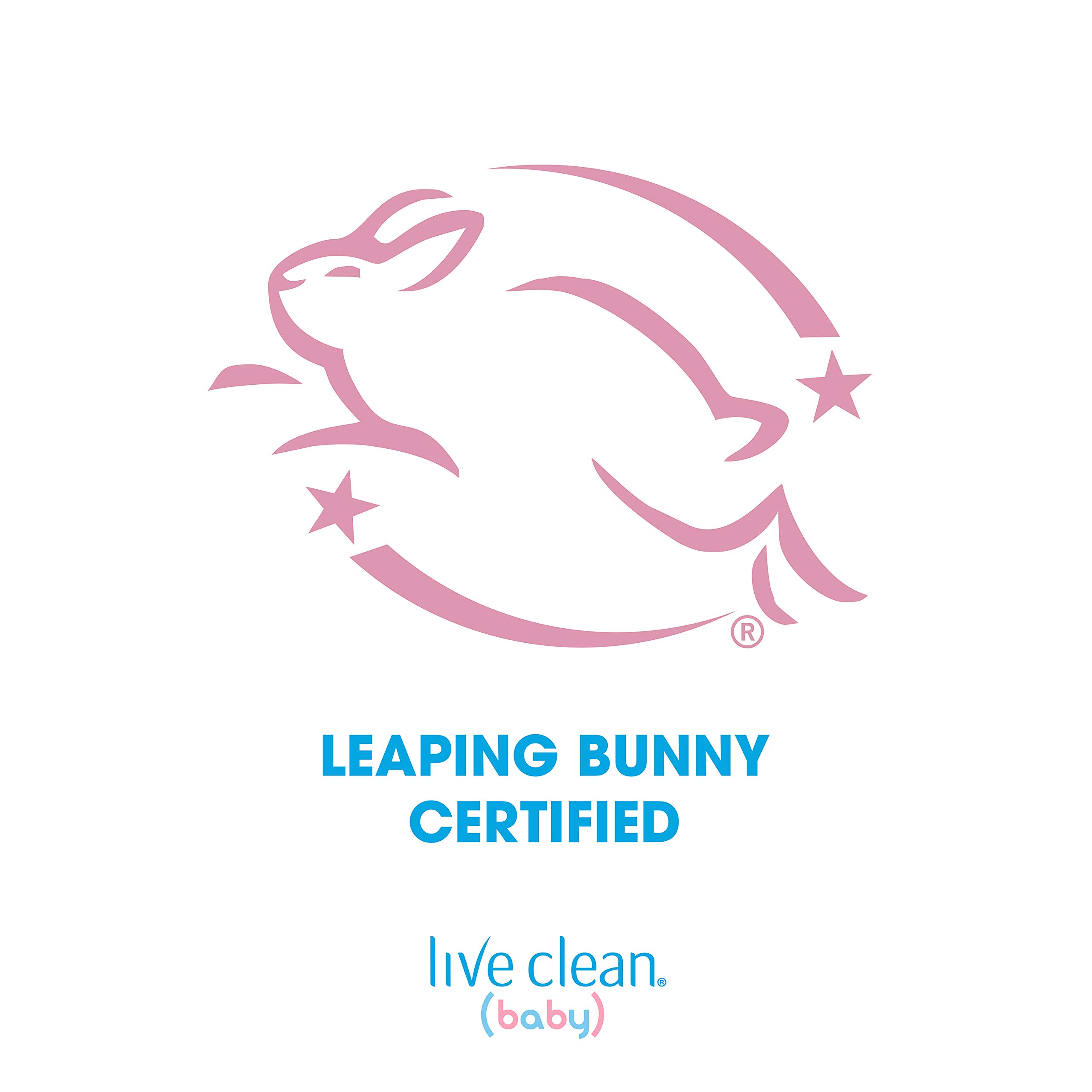 Live Clean Baby Foaming Wash - Gentle Tear-Free Baby Shampoo & Body Wash for Newborns & Kids - Perfect for Bath Time & Sensitive Skin Care