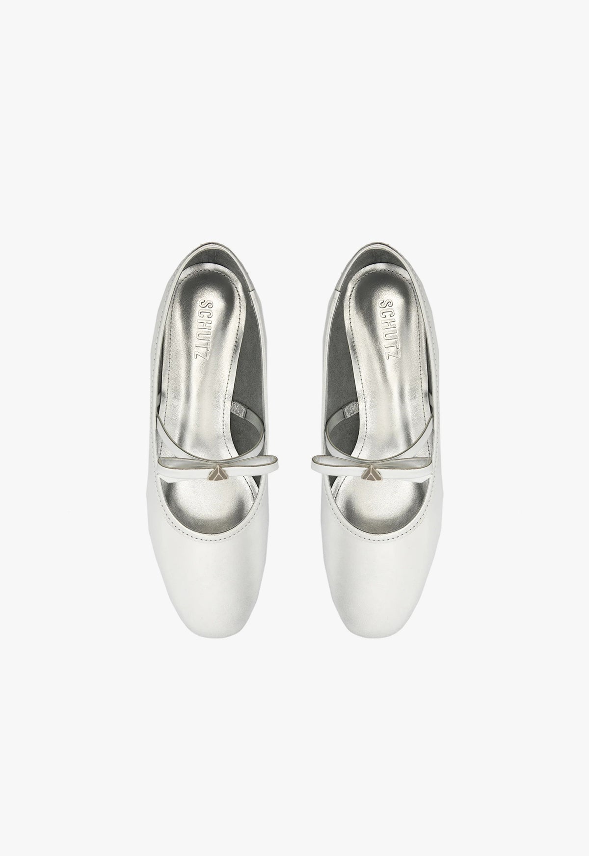 Nancy Women's Metallic Leather Ballet Flats - Comfortable & Stylish for Work, Casual Outings & Special Occasions