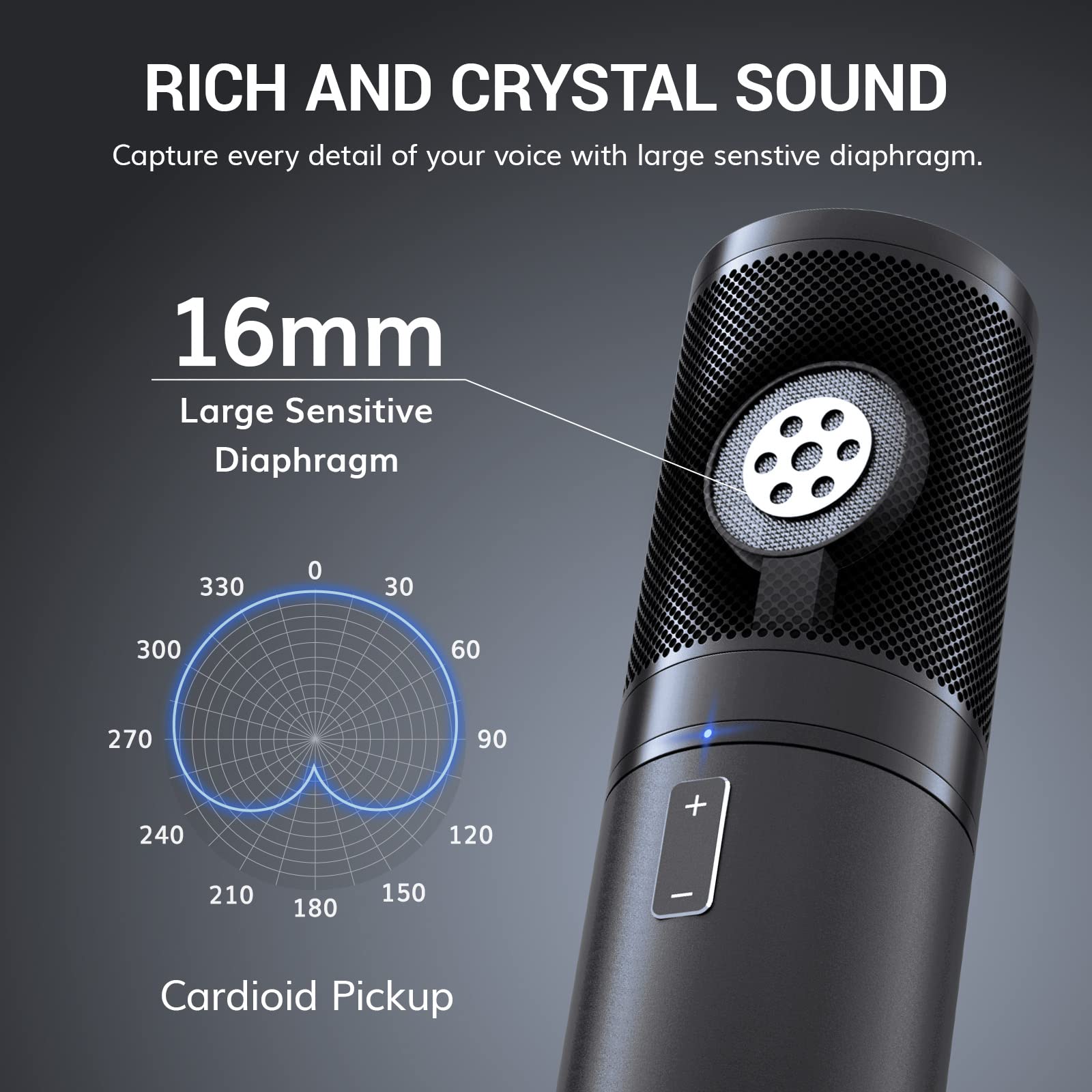 TONOR USB Podcast Microphone Kit - Professional Cardioid Condenser Mic for Gaming, Streaming & Recording | Compatible with PC, PS4/5, Discord & Twitch | Includes Adjustable Arm Stand | Perfect for YouTube, Singing & Live Broadcasts | Home Studio & Content Creation Essential