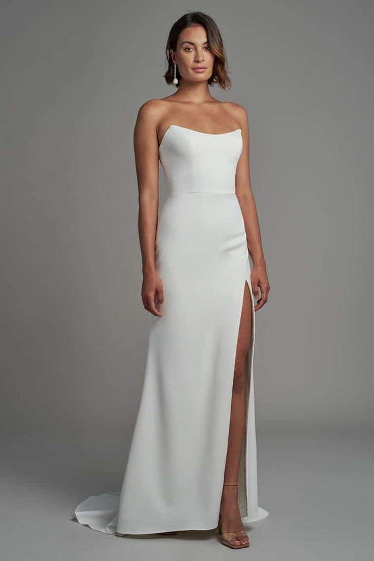 Jenny Yoo Bryant Gown - Elegant Wedding Dress for Brides | Perfect for Formal Weddings & Special Occasions