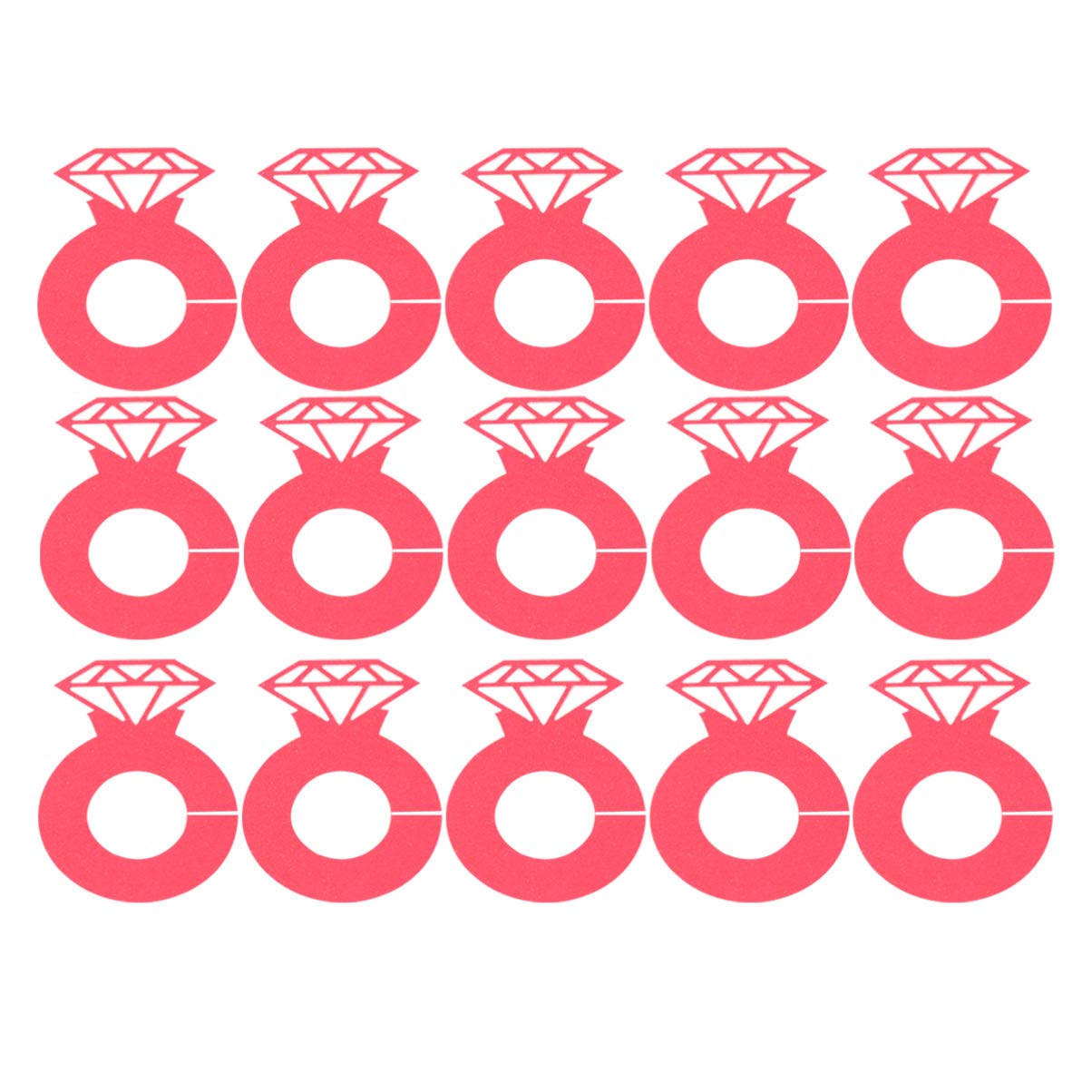 Amosfun 24pcs Glass Drink Markers - Wine Glass Charms, Wedding Cup Identifiers, Party Decorations for Festive Celebrations, Bridal Showers & Holiday Gatherings