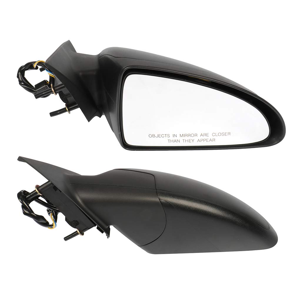 SCITOO Power Folding Side View Mirrors - Driver & Passenger Side Replacement for 2005-2009 Pontiac G6 (GM1320291 GM1321291) | Manual Control, Left & Right Mirrors | Perfect for Daily Commuting & Road Trips