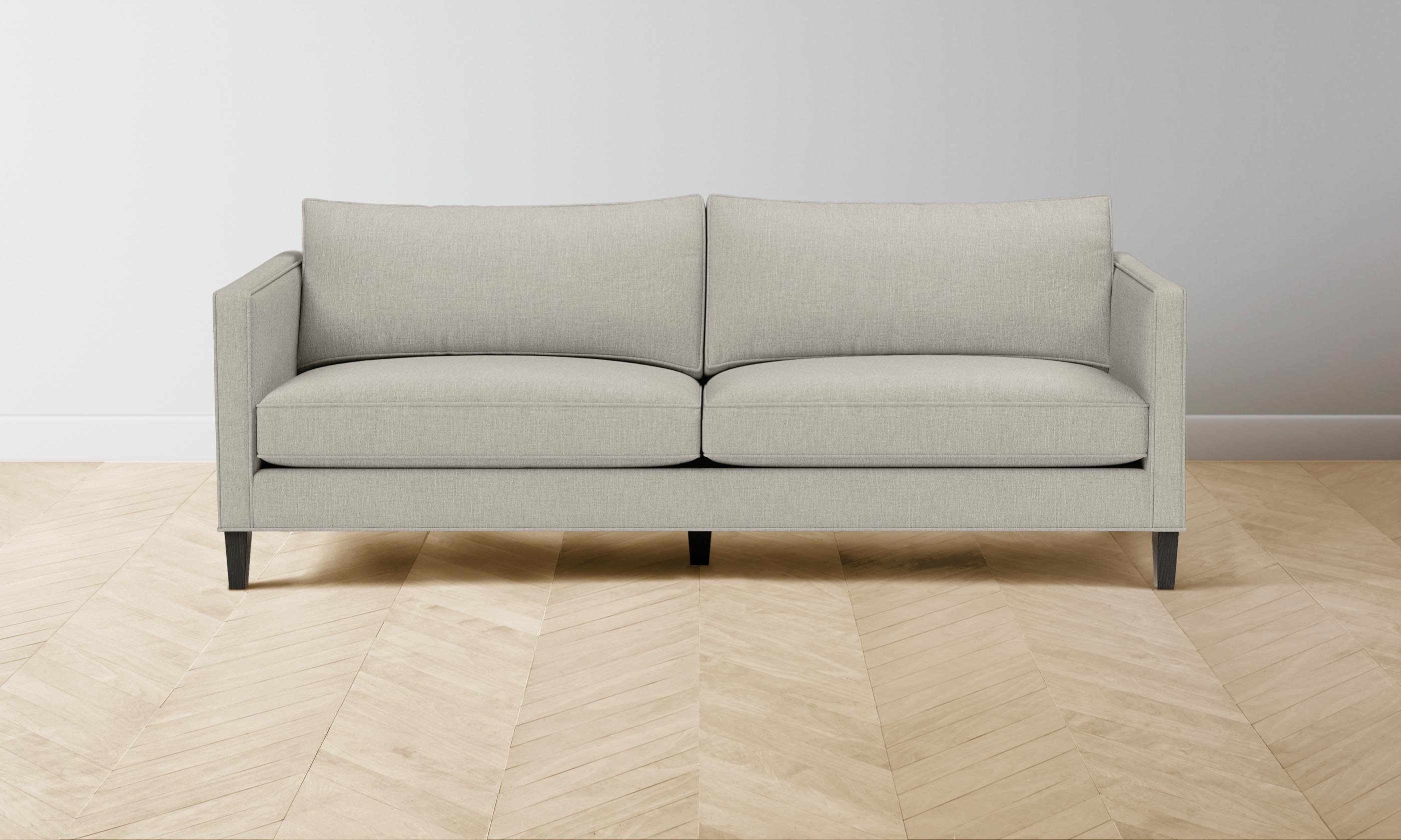 Crosby Sofa - Performance Linen Weave Beige Living Room Couch for Modern Home Decor | Comfortable Sectional Sofa for Family Gatherings & Relaxation