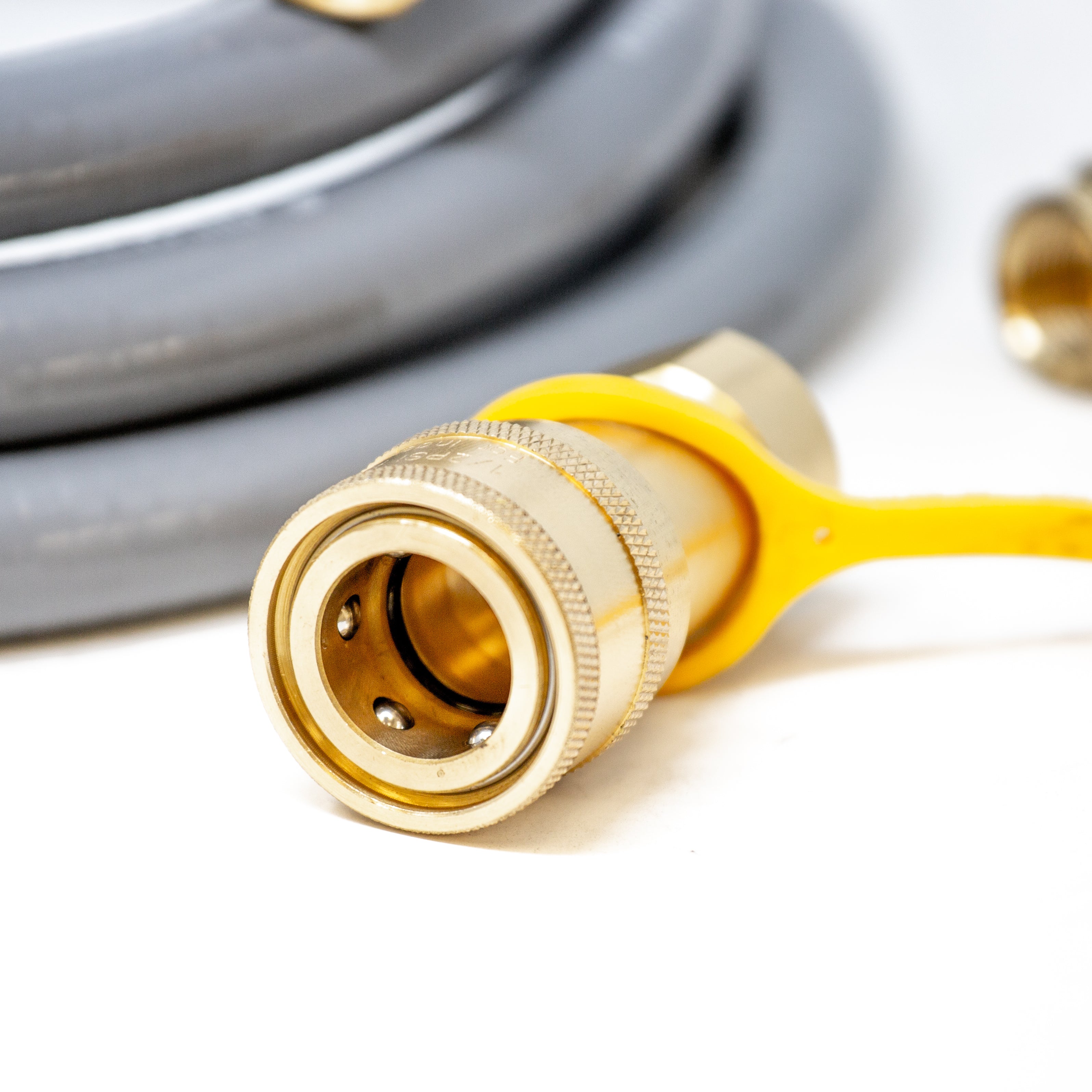10' Natural Gas Hose with Storage Strap - Flexible & Durable for Grills, Fire Pits & Outdoor Appliances