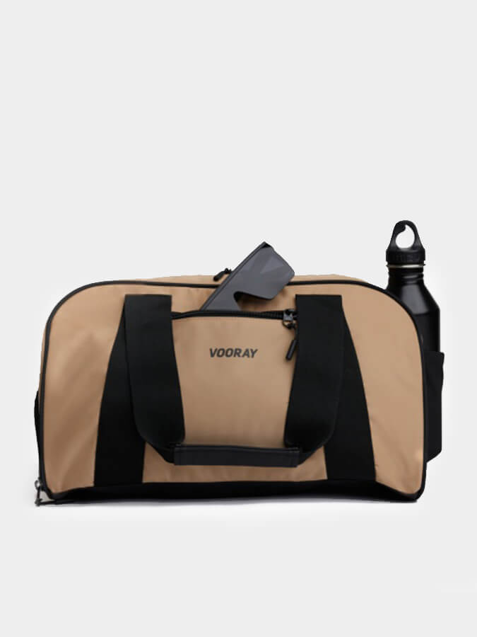 Vooray Burner Gym Duffel Bag - Water-Resistant Sports Duffel with Shoe Compartment & Wet Pocket - Perfect for Gym, Travel & Workout Essentials