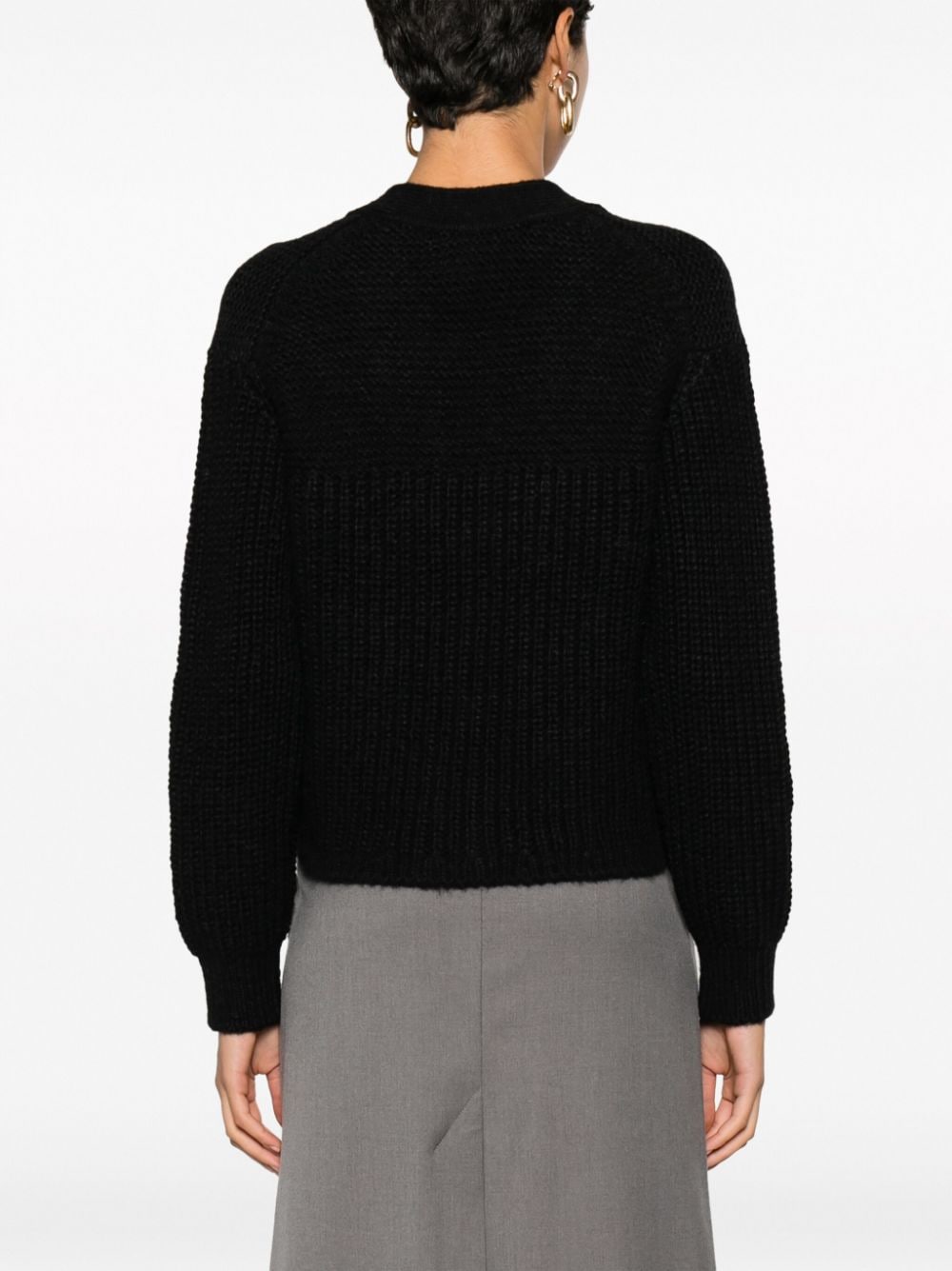 Black Closed Sweaters for Women - Cozy Winter Pullovers for Casual Wear & Office Outfits