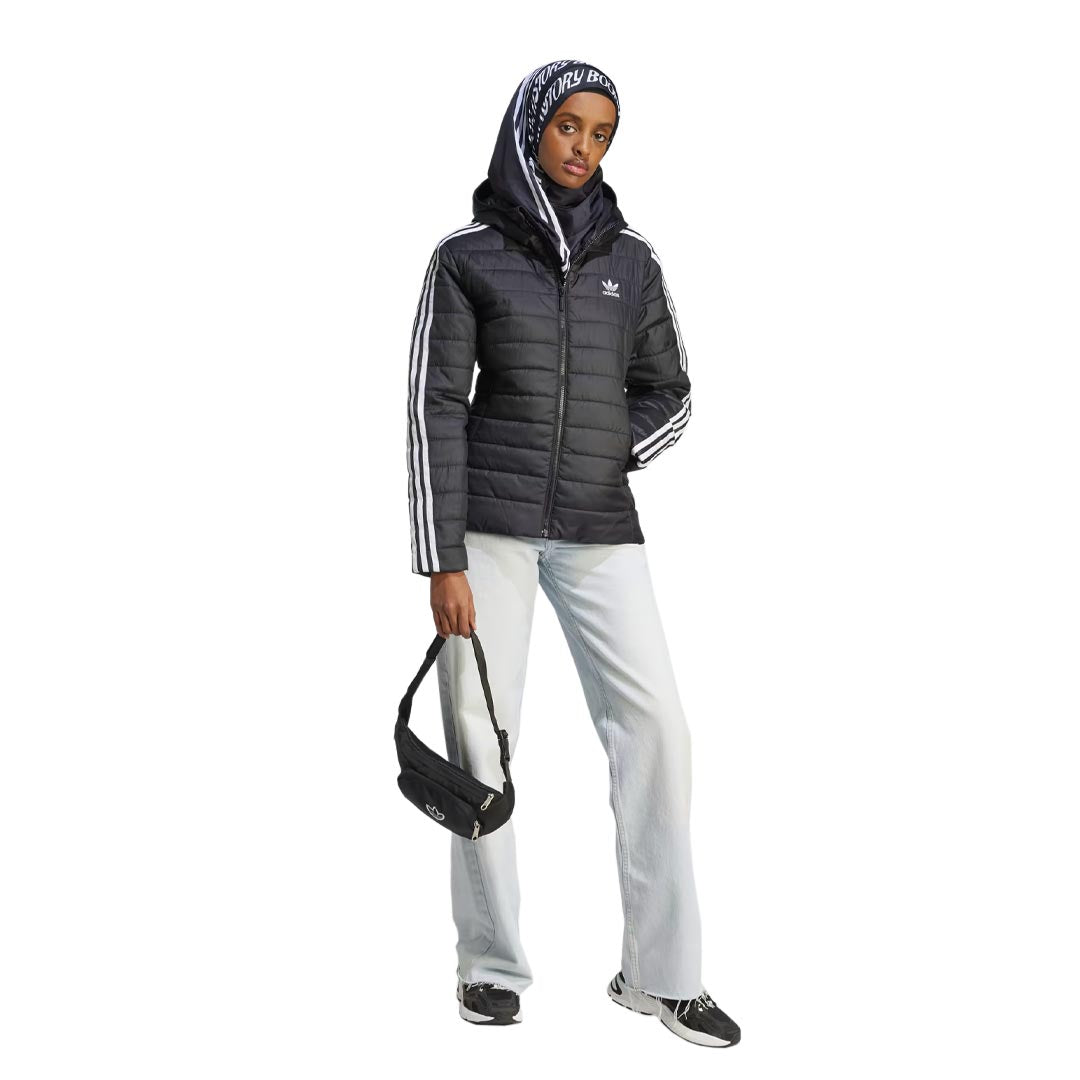 adidas Women's Adicolor Slim Jacket (II8464) - Lightweight Water-Resistant Windbreaker for Running, Hiking & Outdoor Activities