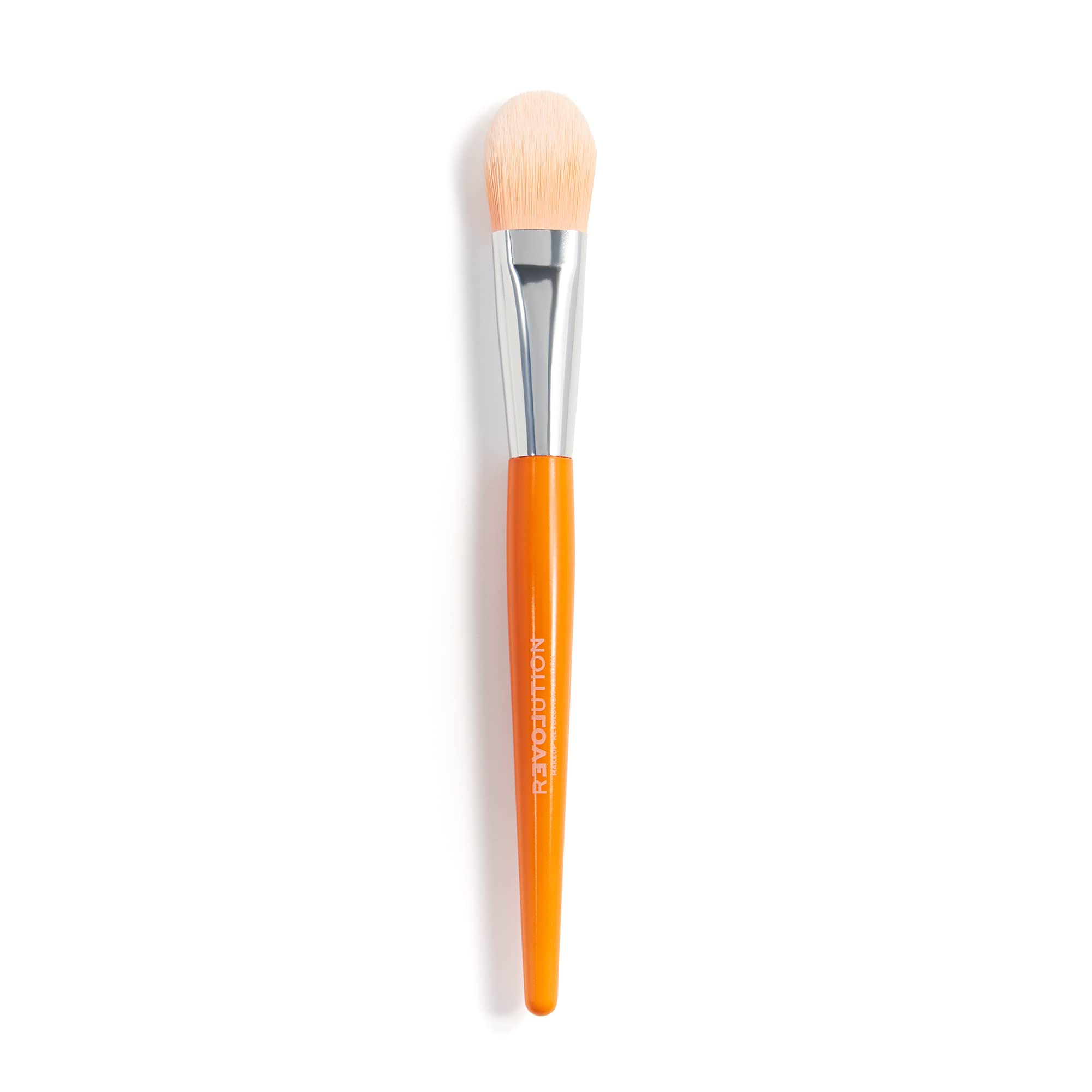 Makeup Revolution Brush Queen Flat Foundation Brush – Professional Makeup Brush for Flawless Liquid & Powder Foundation Application – Perfect for Daily Makeup & Contouring