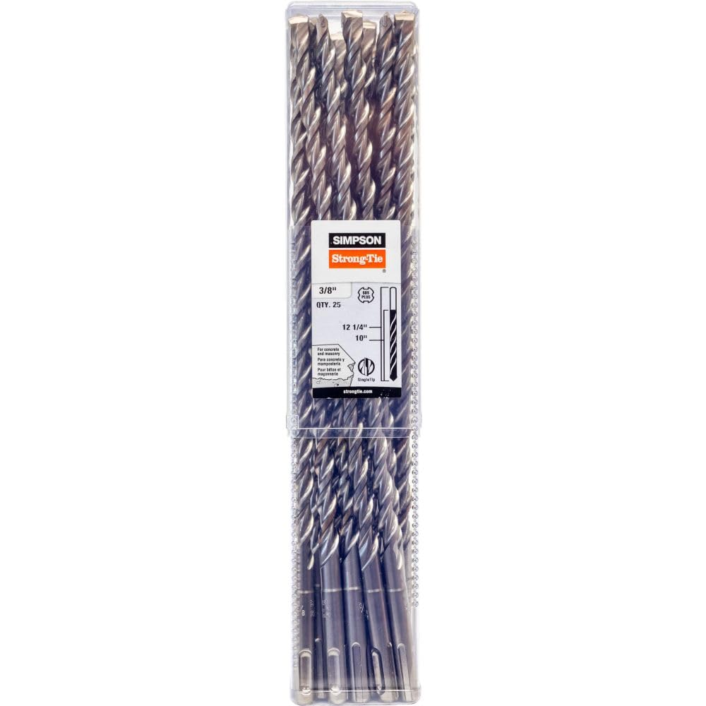 Simpson Strong-Tie MDPL03712-R25 SDS-Plus Carbide Drill Bit 3/8