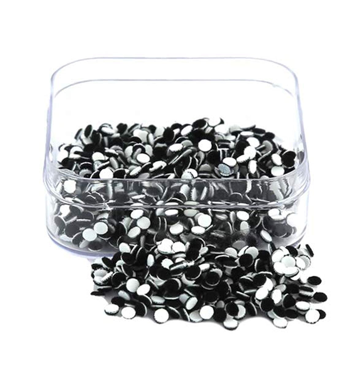 Glamyou Sticker Bindi - Velvet Black Large Bindi for Women & Girls (Pack of 4) | Perfect for Festivals, Weddings & Indian Traditional Outfits