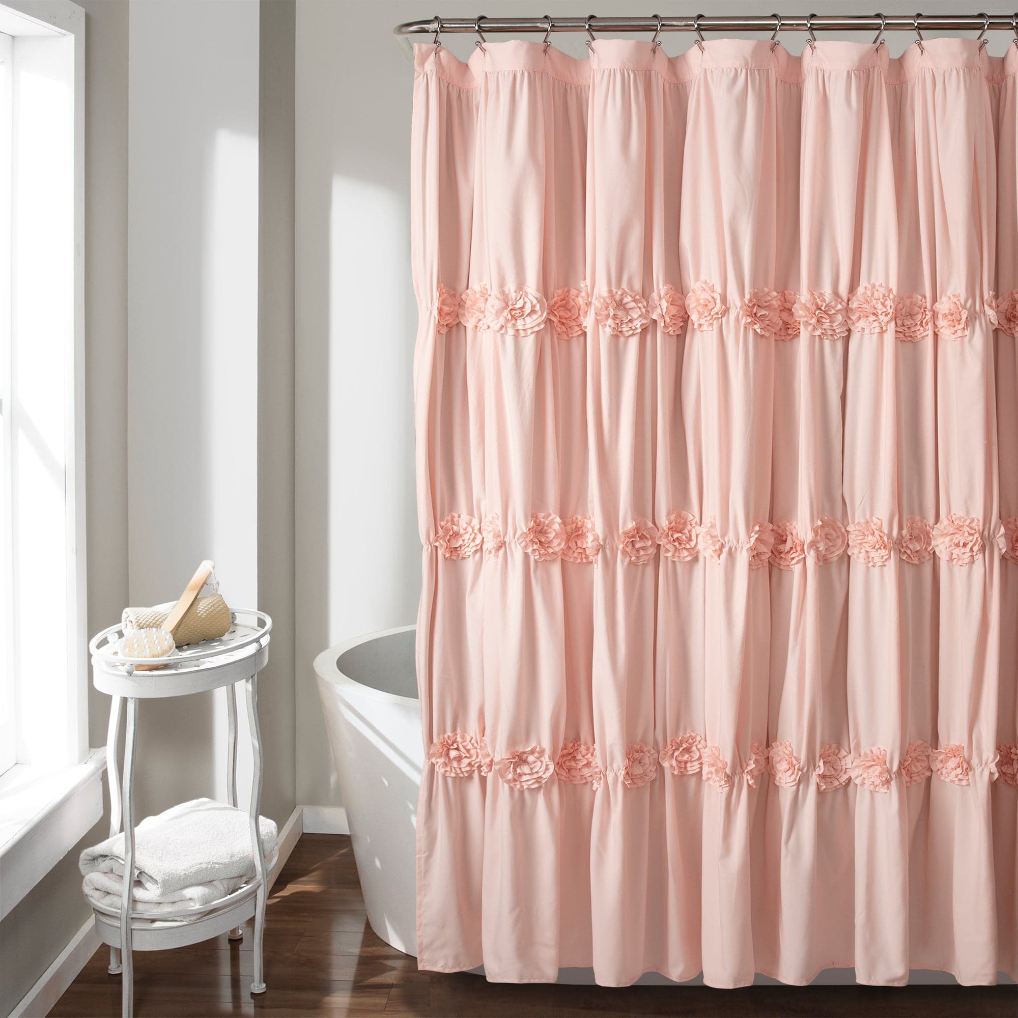 Stylish Darla Shower Curtain - Waterproof Bathroom Decor for Modern Homes - Perfect for Bathrooms, Dorms & Guest Rooms