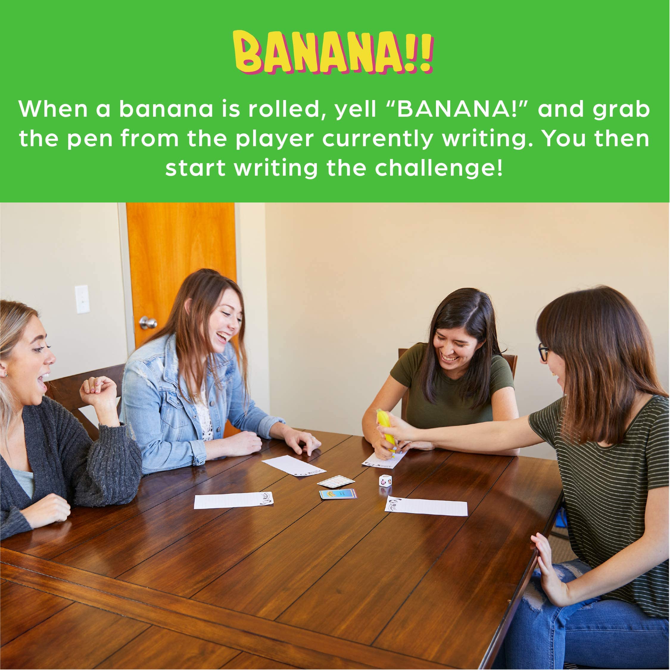 Continuum Games Banana Blitz Banana Grabba Fast Acting Dice Game - Fun Family Party Game for Kids & Adults