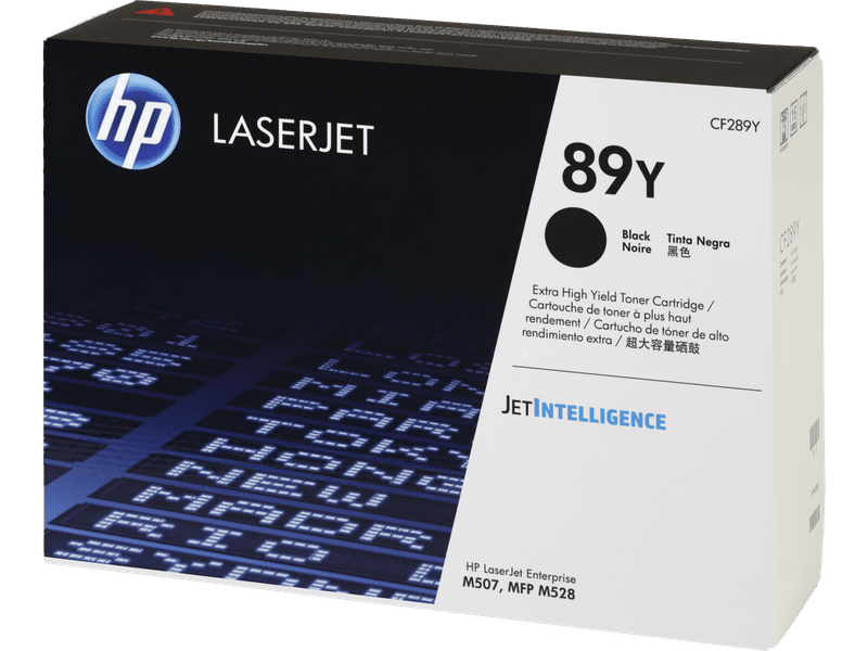 HP 89Y Black Extra High Yield Toner Cartridge - Compatible with HP M507 & M528 Printers - Ideal for Office & Home Printing Needs