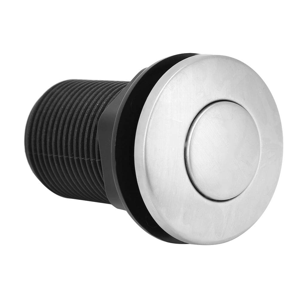 **Stainless Steel Garbage Disposal Air Switch - 304 Stainless Steel Sink Top Button for Food Waste Disposal Replacement | Perfect for Kitchen Sink & Waste Management**
