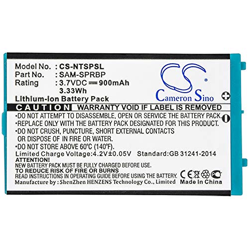 CS BATTERY Replacement Li-ion 900mAh Battery for Nintendo Gameboy Advance SP AGS-001 & AGS-003 - Compatible with SAM-SPRBP - Perfect for Gaming On-The-Go & Long Play Sessions