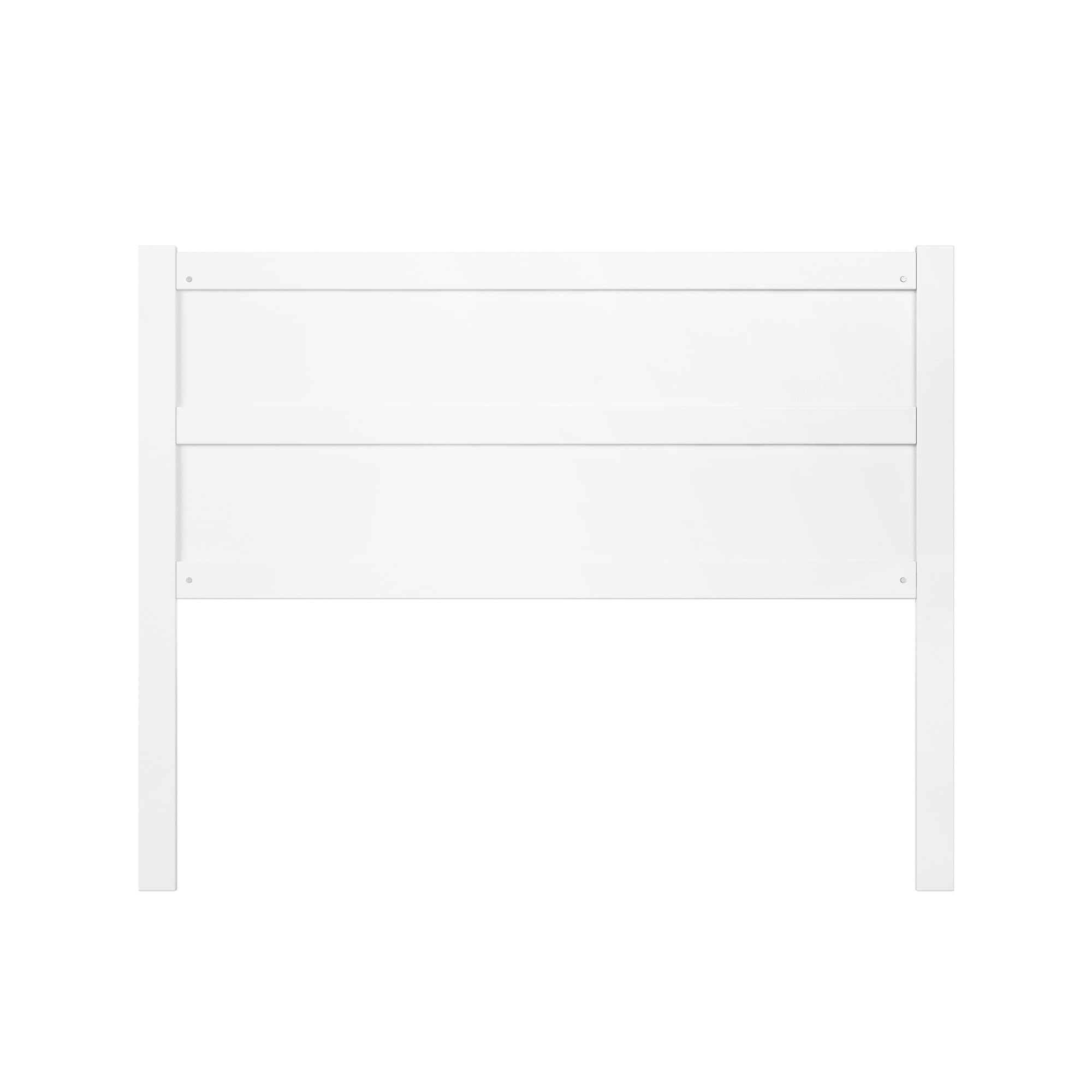 AFI NoHo Solid Wood Panel Headboard with USB Charging Port - Queen Size Bed Frame Headboard in White | Modern Bedroom Furniture for Master & Guest Rooms