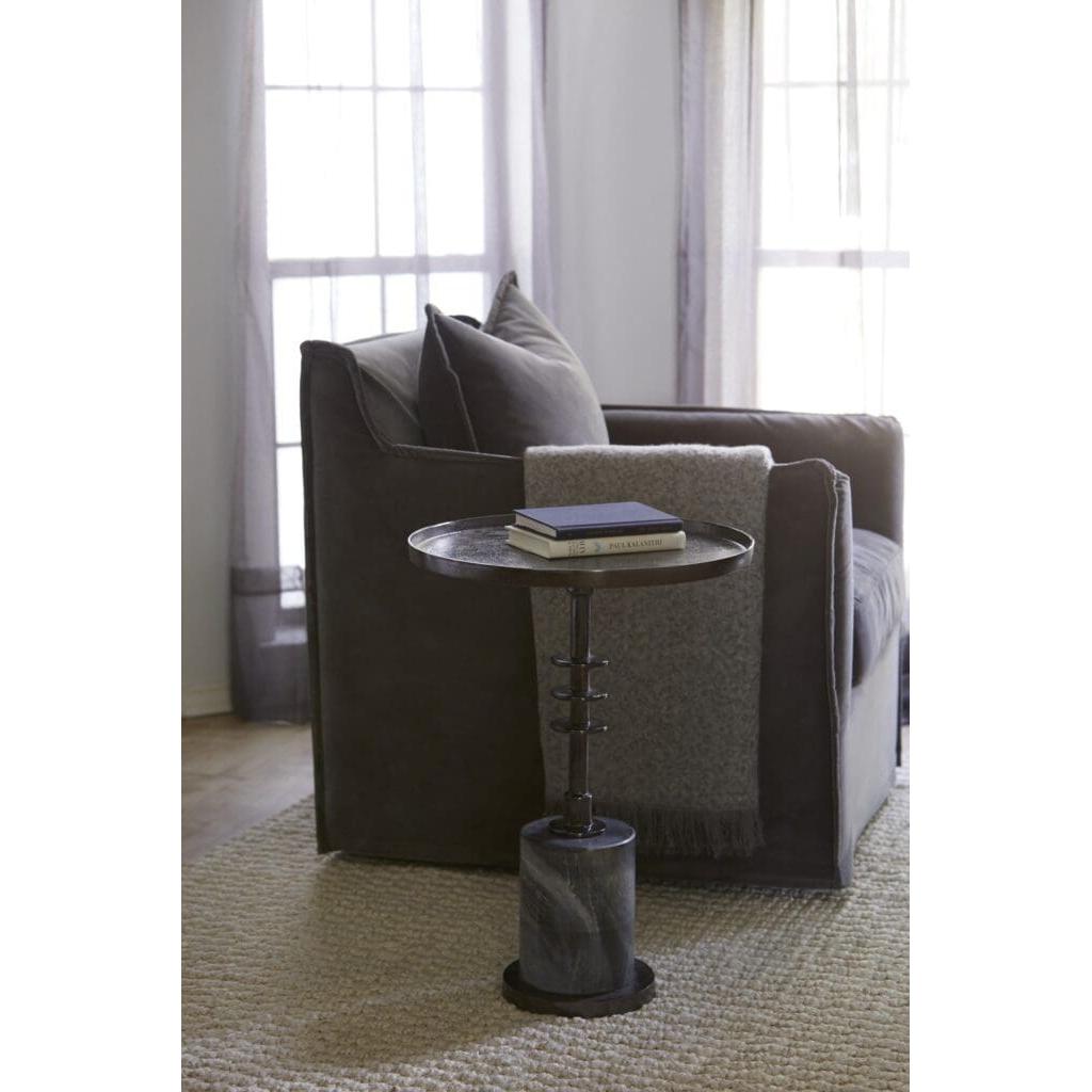 Cyan Design 11660 Jetson Accent Table - Blackened Nickel Finish | Modern Side Table for Living Room, Bedroom & Office Decor