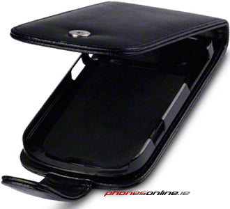 BlackBerry Bold 9900 PU Leather Flip Case Cover - Premium Protective Phone Case for Business Professionals (Office, Travel, Daily Use)