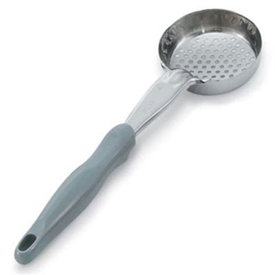 Vollrath 4 Oz Perforated Spoodle with Grey Handle - Perfect for Commercial Kitchens, Restaurants, and Food Service