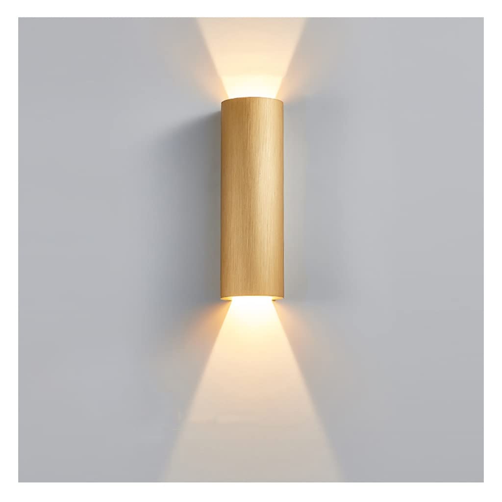 Modern LED Wall Light 12W Up and Down Aluminum Interior Lighting for Bathroom, Living Room, Bedroom, Stairs & Corridor - Energy Efficient Home Decor (Style 2) | Perfect for Ambient Lighting and Space Enhancement