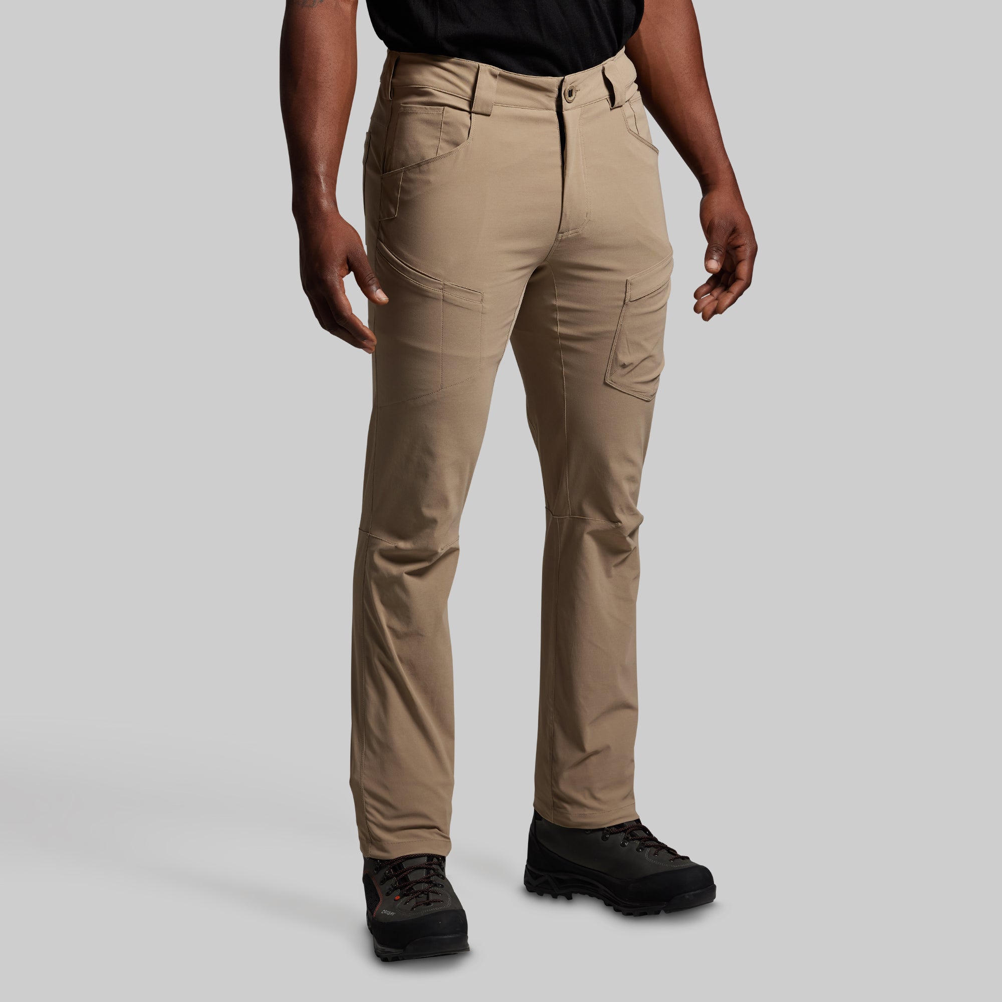 Men's Outdoor Hiking Pants - Lightweight Quick-Dry Tactical Pants for Camping & Hiking (Desert Tan) - Perfect for Adventure Travel & Outdoor Activities