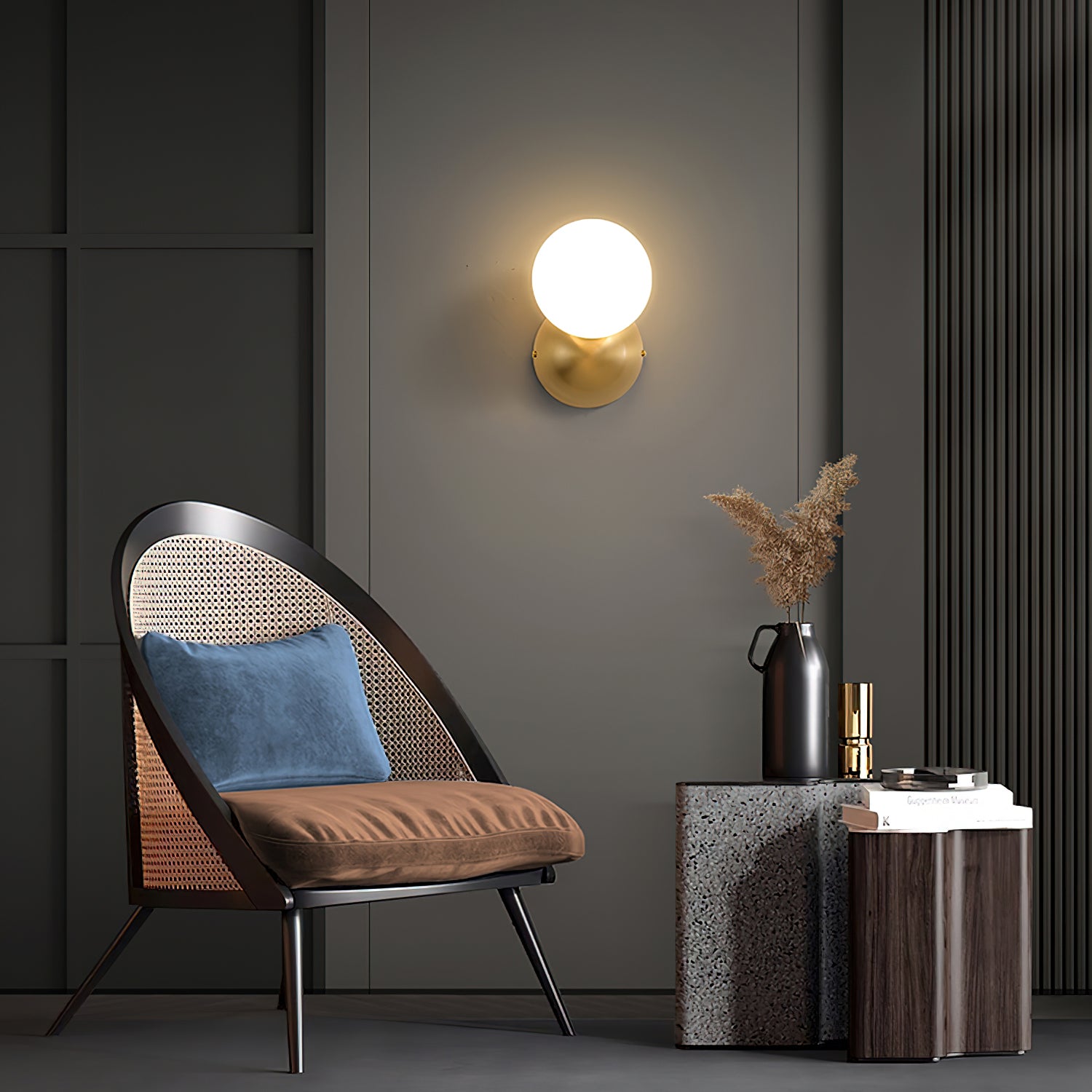 Modern Duris Wall Lamp - Energy Efficient LED Sconce Light Fixture for Bedroom, Living Room & Hallway Decor