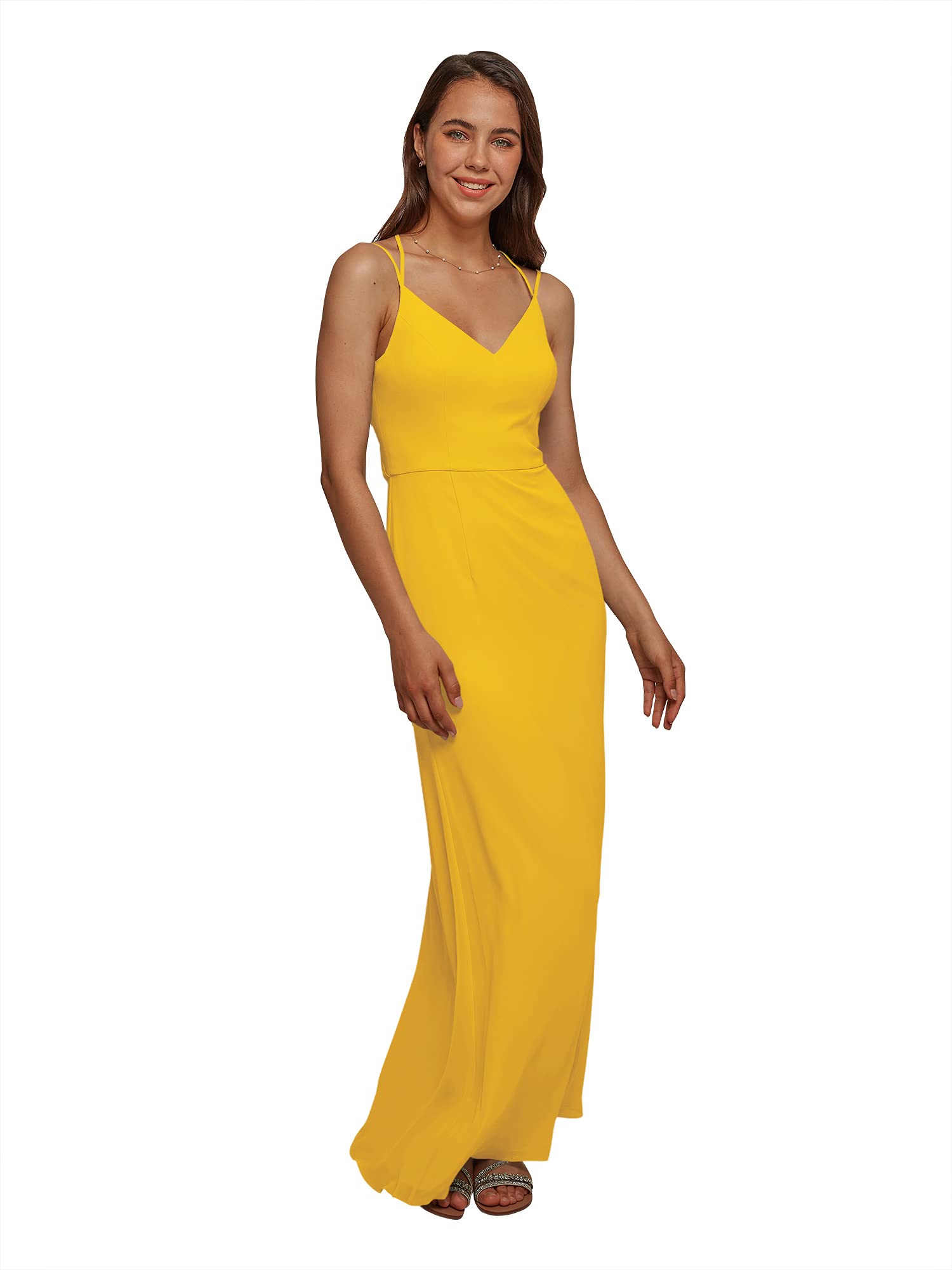 Elegant AW BRIDAL Chiffon Mermaid Bridesmaid Dresses - Long Formal Evening Gowns for Women | Perfect for Weddings, Proms & Special Occasions