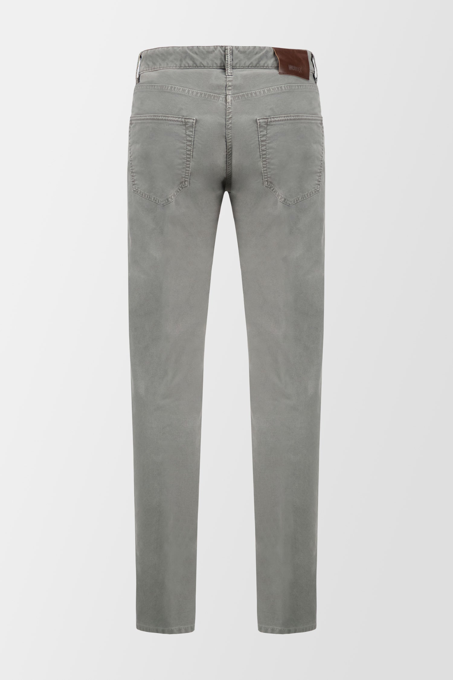Incotex Grey Casual Trousers for Men - Comfortable Slim Fit Chino Pants for Office, Travel & Everyday Wear