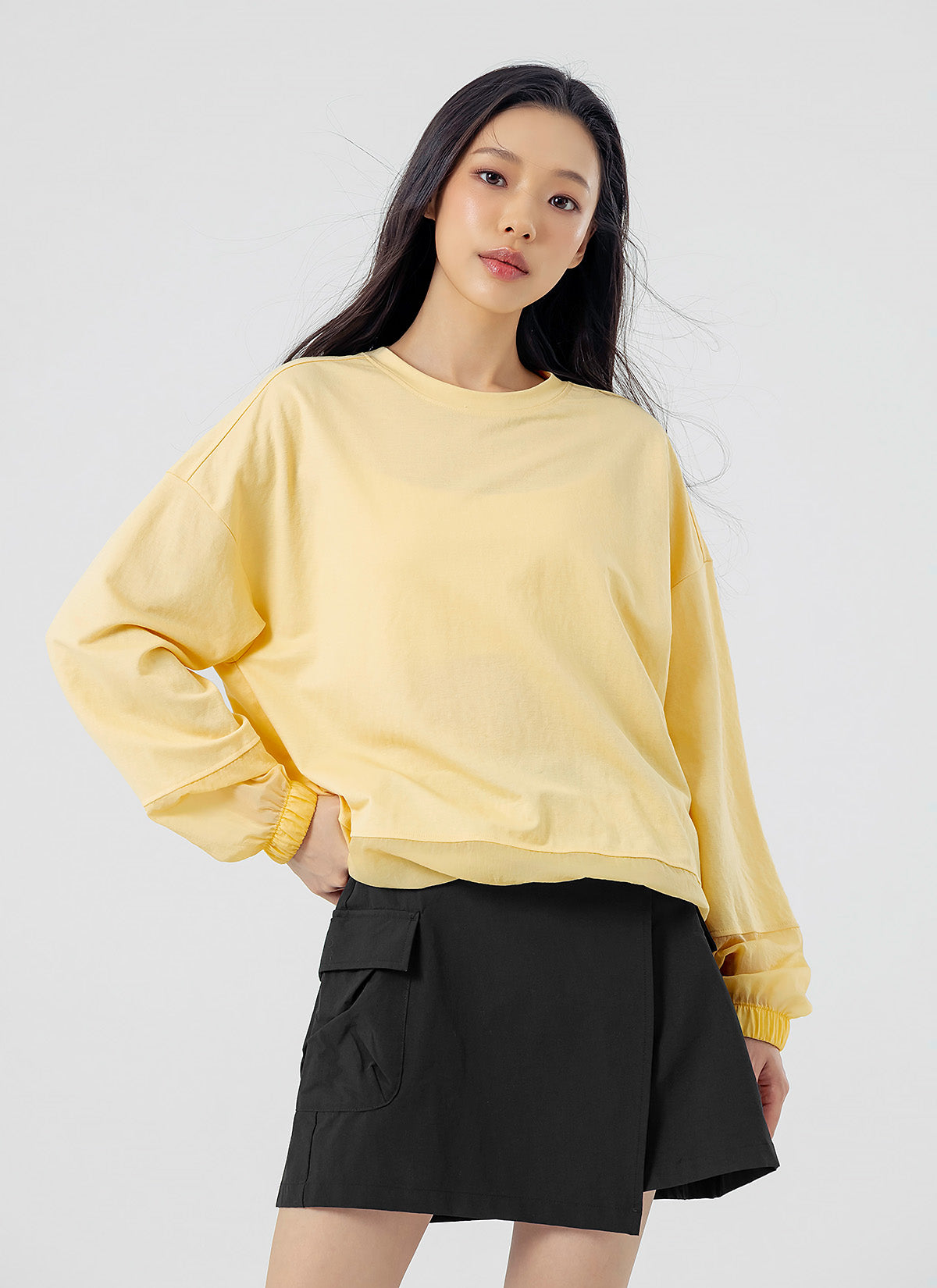 Stylish Woven Mix String Sweatshirt for Women & Men - Trendy Casual Pullover for Fall & Winter | Perfect for Streetwear, Lounge & Outdoor Activities