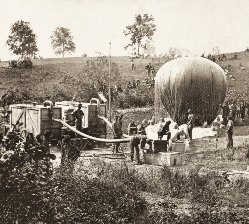 Civil War Balloon 1862 - Reconnaissance Balloon for Battlefields & History Reenactments