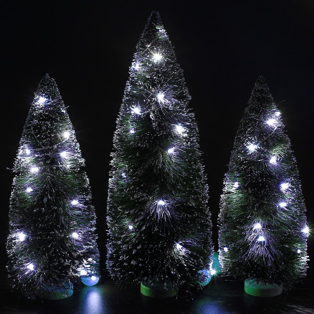 YKB 12 Pack White Fairy LED String Lights - 20 Micro LEDs on 3.3ft Silver Copper Wire, Battery Powered by 2xCR2032 - Perfect for Christmas Decor, Holiday Wedding, Party, Bedroom, Garden & Outdoor Lighting