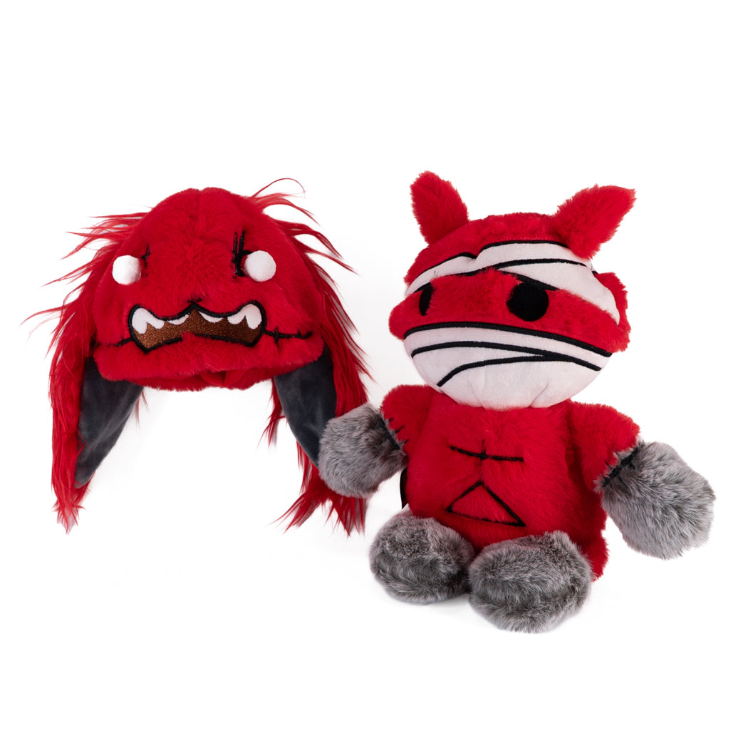 Plushie Dreadfuls Rage Rabbit Stuffed Animal - Soft Emotional Support Toy for Stress Relief & Anger Management | Perfect for Therapy, Gifts & Home Decor