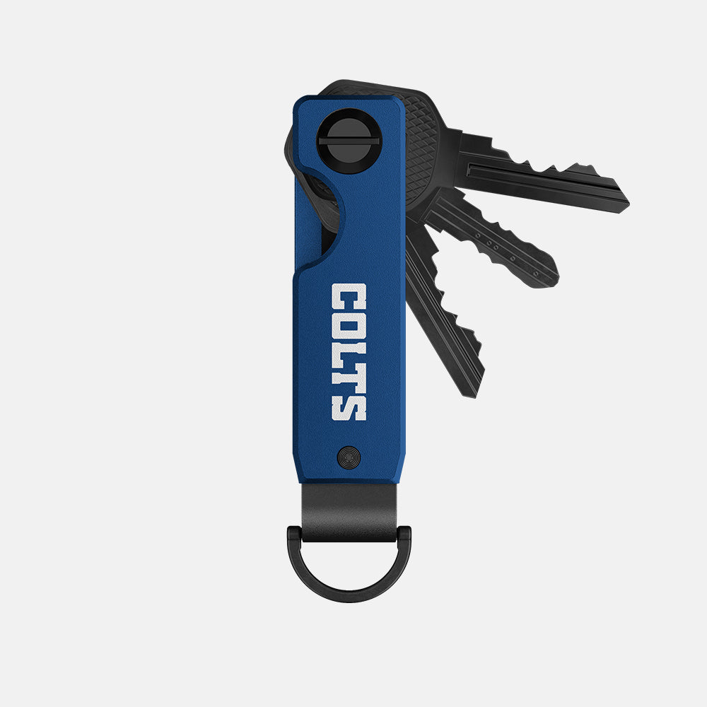 Ridge KeyCase for Indianapolis Colts - Slim RFID Blocking Key Holder with Money Clip - Perfect for NFL Fans, Travel & Everyday Carry