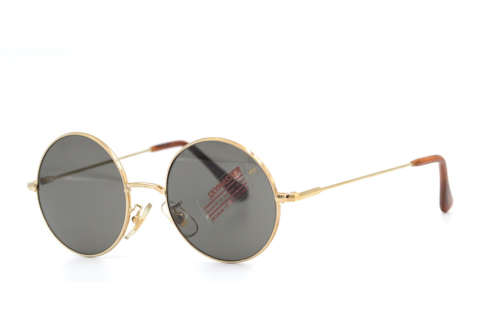 American Optical Skymaster Round Sunglasses - Classic Aviator Style, UV Protection, Polarized Lenses for Men & Women - Perfect for Driving, Outdoor Sports & Fashion Accessories