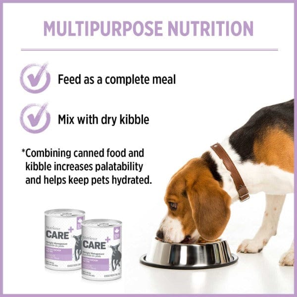 Nutrience Care+ Weight Management Canned Dog Food - High Protein, Low Fat Formula for Overweight Dogs - Perfect for Senior Dogs & Weight Loss Plans