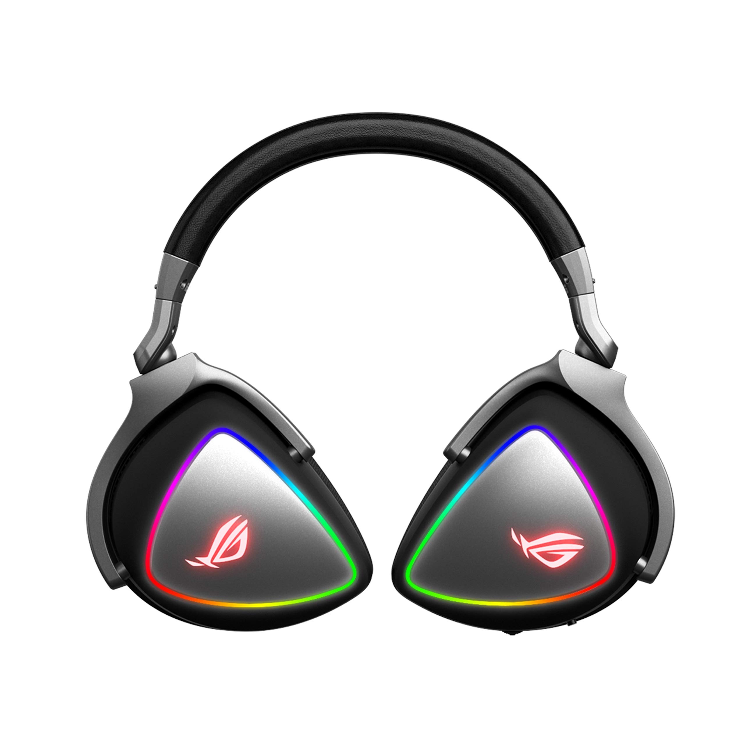 ASUS ROG Delta USB-C Gaming Headset with Hi-Res ESS Quad-DAC - Noise Cancelling Mic, Aura Sync RGB - Compatible with PC, Mac, PS4, Discord & Teamspeak - Perfect for Competitive Gaming & Streaming