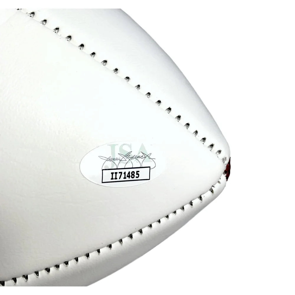 Henry Ruggs III Signed Las Vegas Raiders White Logo Football - JSA Certified Autograph - Perfect for NFL Collectors, Memorabilia Displays & Raiders Fan Gifts