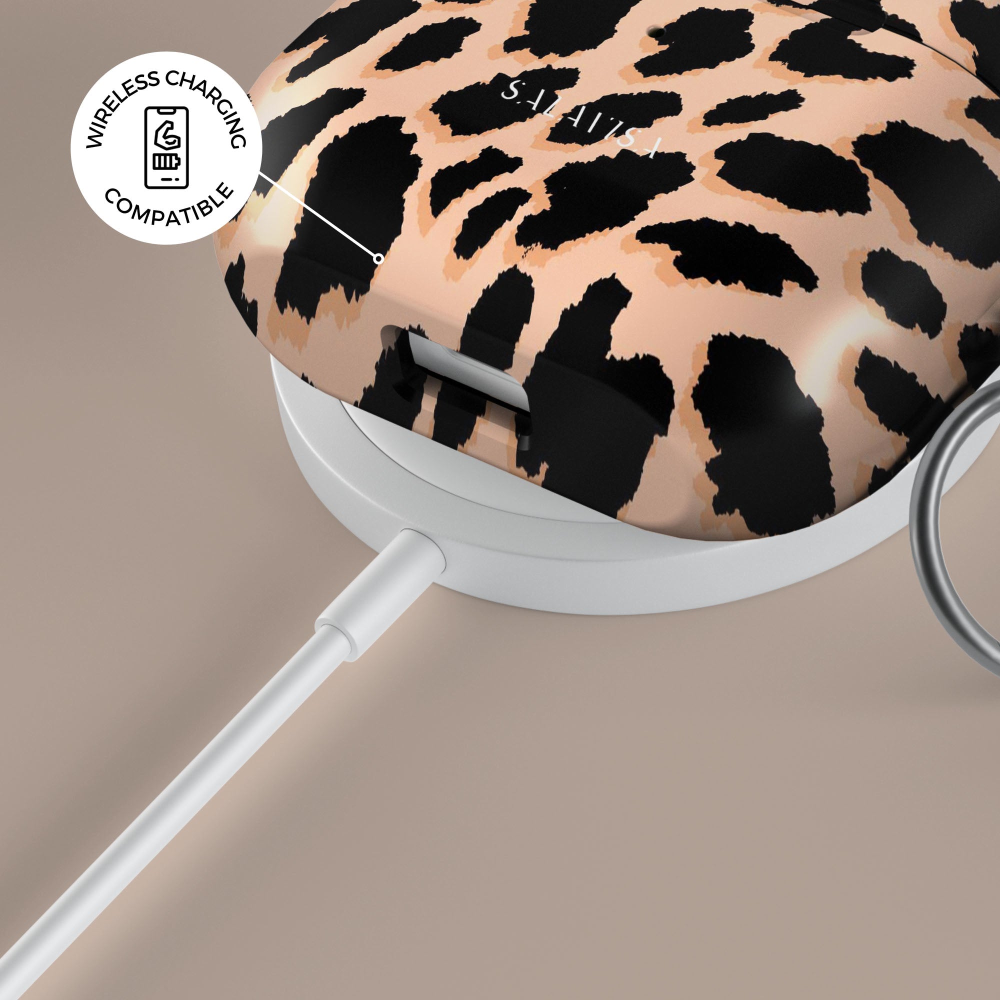 Pink Leopard Print AirPods Pro Case - Cute Protective Cover for AirPods 1/2/3 - Perfect for Gym, Travel & Everyday Use