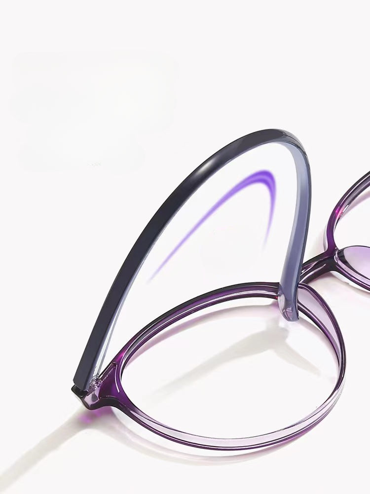 Stylish Women's Blue Light Blocking Reading Glasses - Lightweight & Portable Computer Glasses for Work, Gaming, and Digital Screen Use
