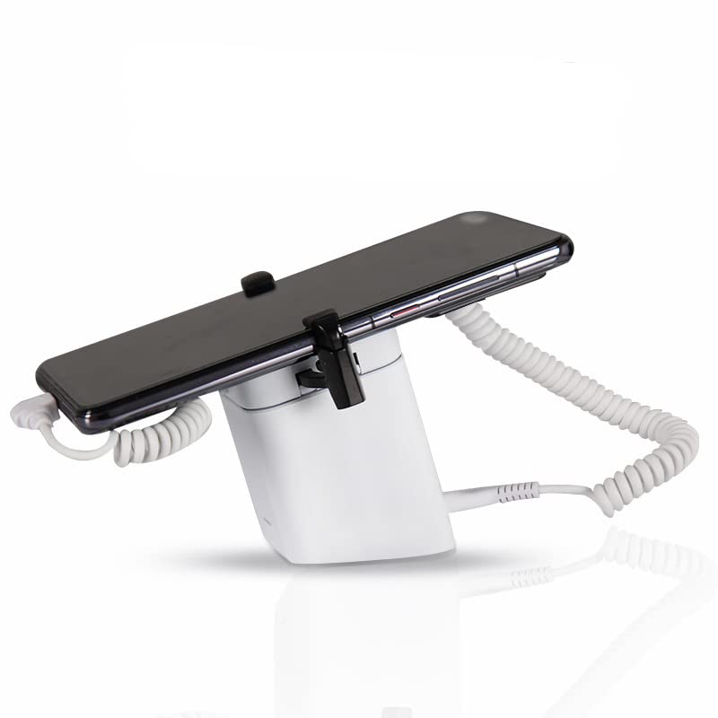 Anti-Theft Display Stand with 95-120dB Security Alarm - Fast Charging & Infrared Remote Control Unlock for Android Phones - Perfect for Retail Stores, Exhibitions, and Trade Shows