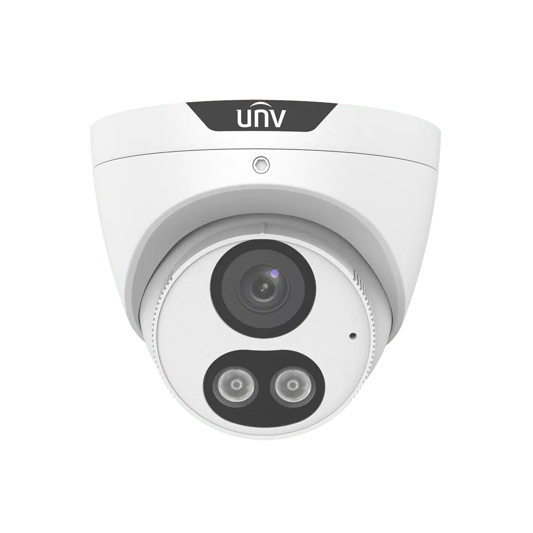 Uniview IPC3615SE ADF28KM 5MP HD ColorHunter Fixed Turret Security Camera with 2.8mm Lens - Ideal for Home Surveillance, Business Monitoring & Outdoor Security