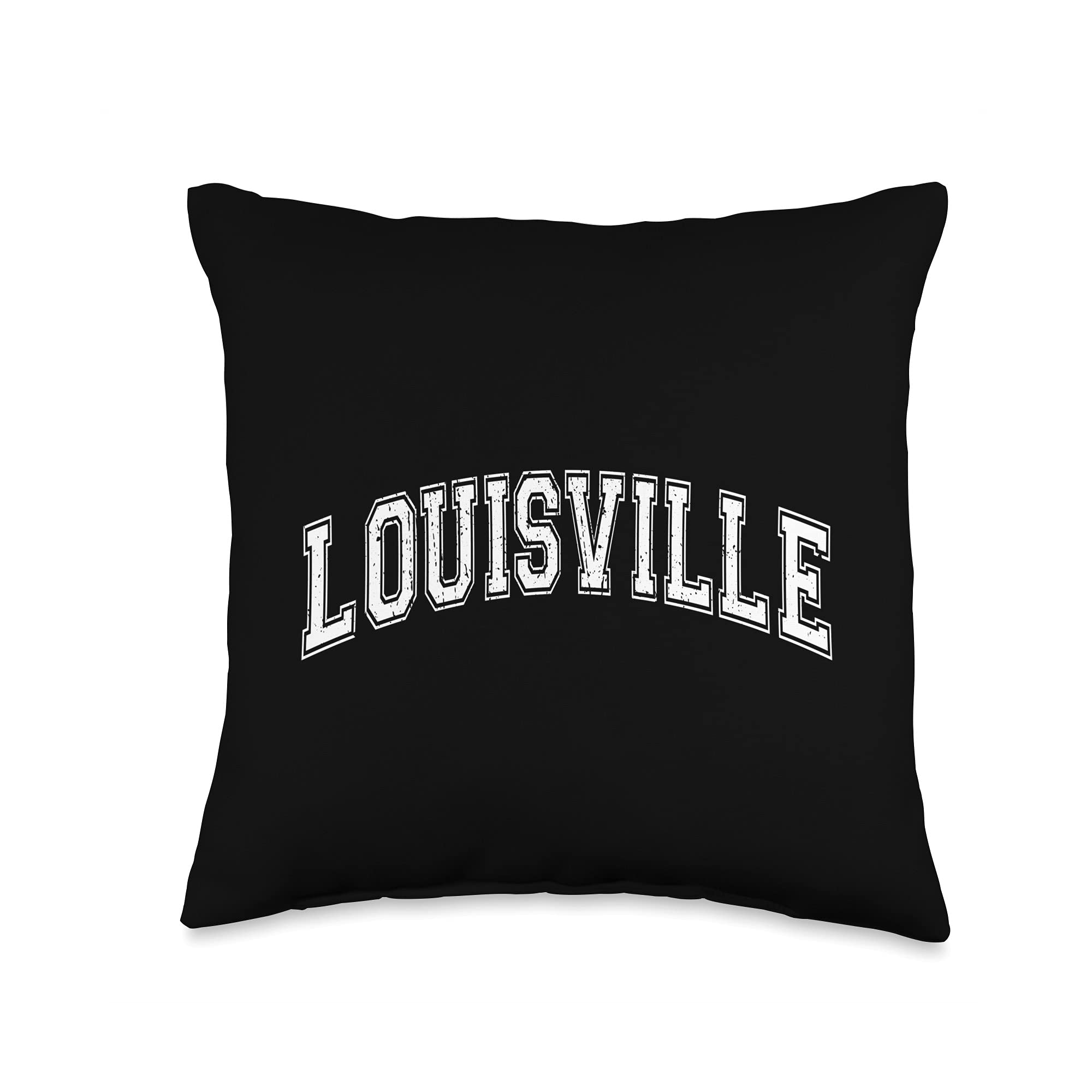 Vintage Kentucky Sports Throw Pillow - Louisville Classic College Team Logo Cushion for Home Decor, Game Day & Fan Cave Accessories