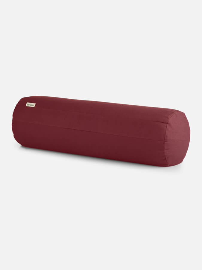 Organic Cotton Buckwheat Meditation Yoga Bolster Pillow - Support for Yoga, Meditation & Relaxation - Perfect for Home, Studio & Travel Use