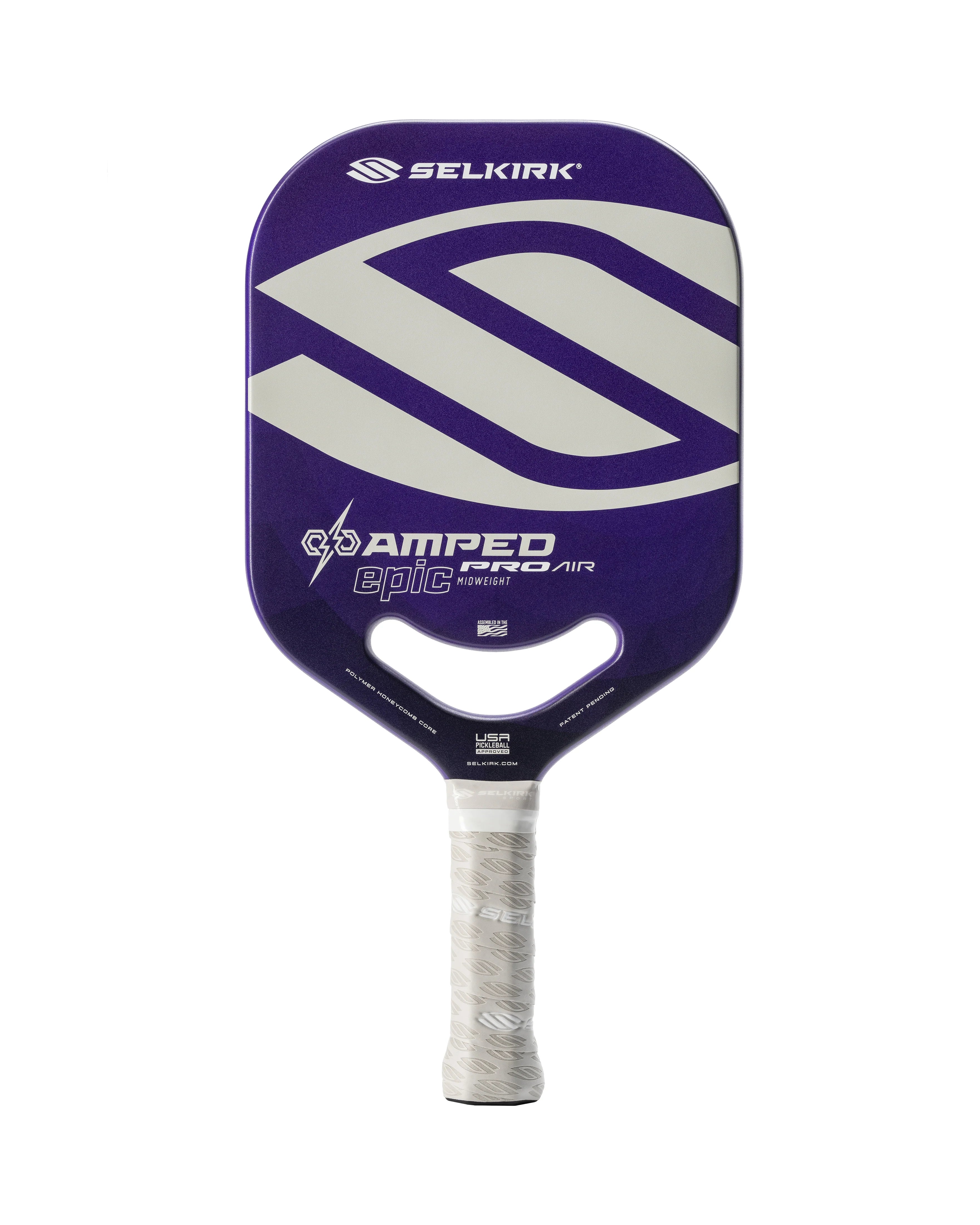 Selkirk AMPED Pro Air Pickleball Paddle - Purple | Lightweight & Durable for Competitive Play | Perfect for Indoor & Outdoor Pickleball Games