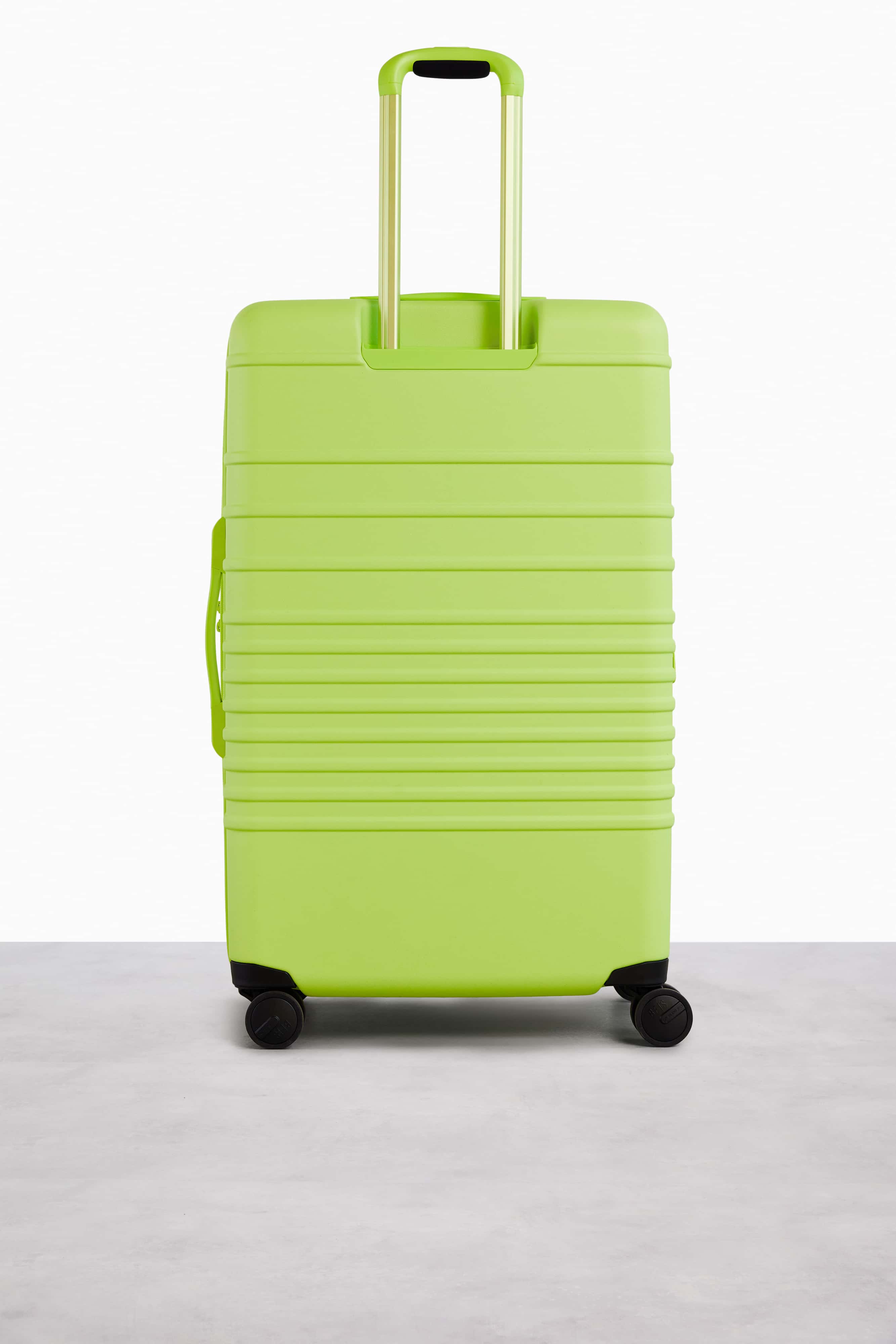 Large Check-In Roller Suitcase in Citron Yellow - Spacious & Durable Luggage for Travel, Business Trips & Vacations