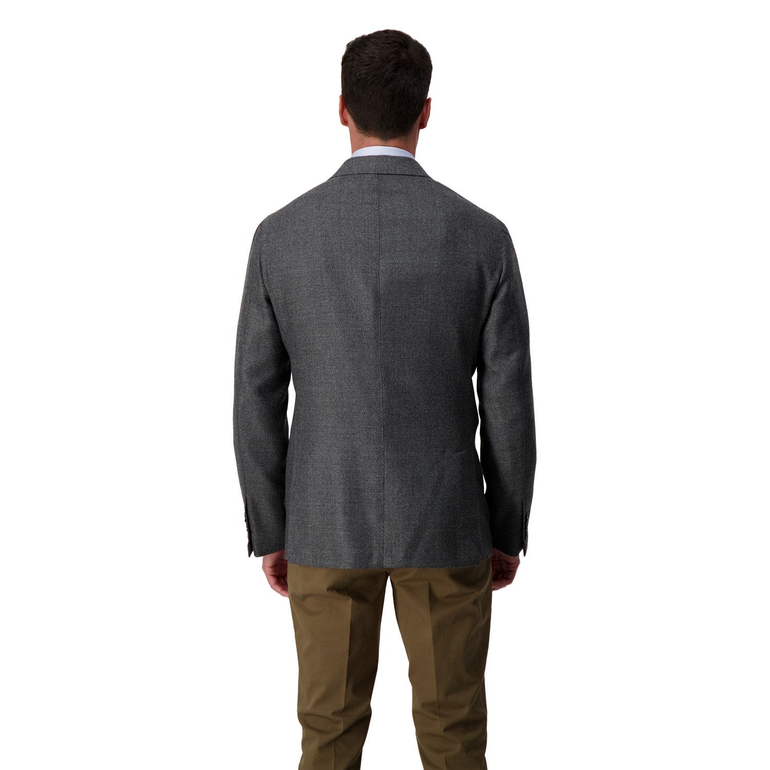 Barba Napoli Grey Jimmy Blazer for Men | Premium Slim Fit Business Suit Jacket | Formal Office Wear & Wedding Attire
