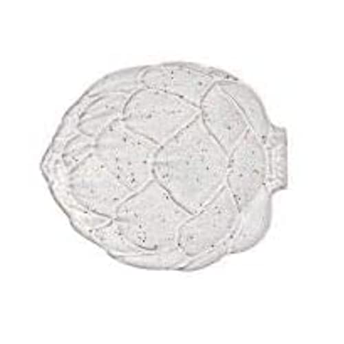 Bordallo Pinheiro Artichoke Bread Plate Set of 4 - White Ceramic Dinnerware for Elegant Dining, Breakfast & Home Decor