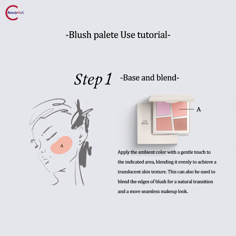 INSBAHA Primary Exploration Blush Palette - 6 Color Matte & Shimmer Makeup Set for Contouring, Highlighting & Everyday Wear | Perfect for Professional Makeup Artists & Beginners