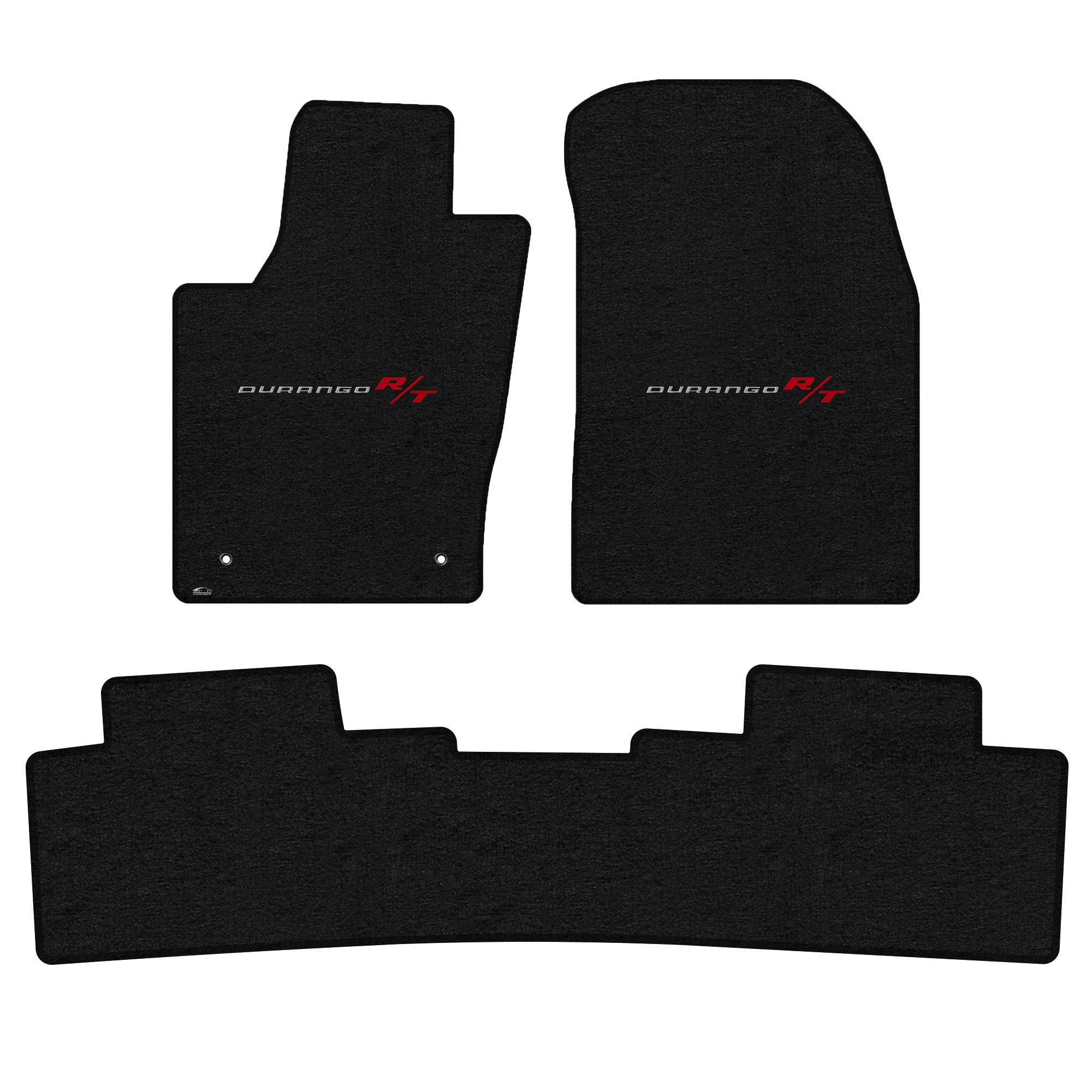 Premium Custom-Fit Carpeted Floor Mats for 2011-2012 Dodge Durango R/T - Luxury Car Floor Liners (3-Piece Set, Charcoal) | Perfect for All-Weather Protection & Interior Style Enhancement